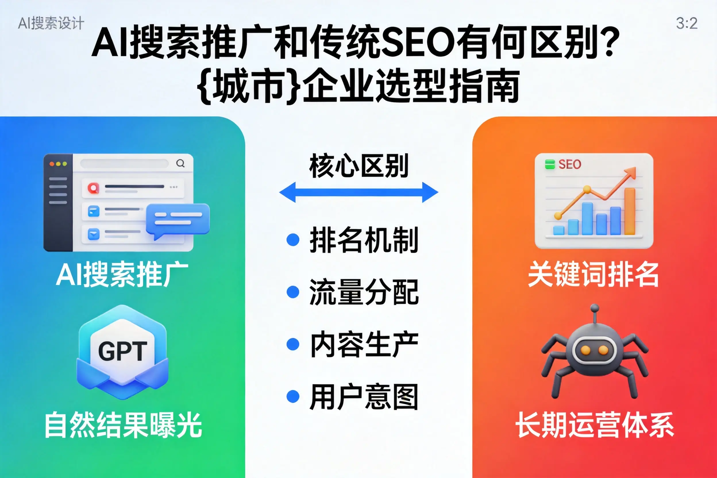 AI搜索推广和传统SEO有何区别?宜昌企业选型指南