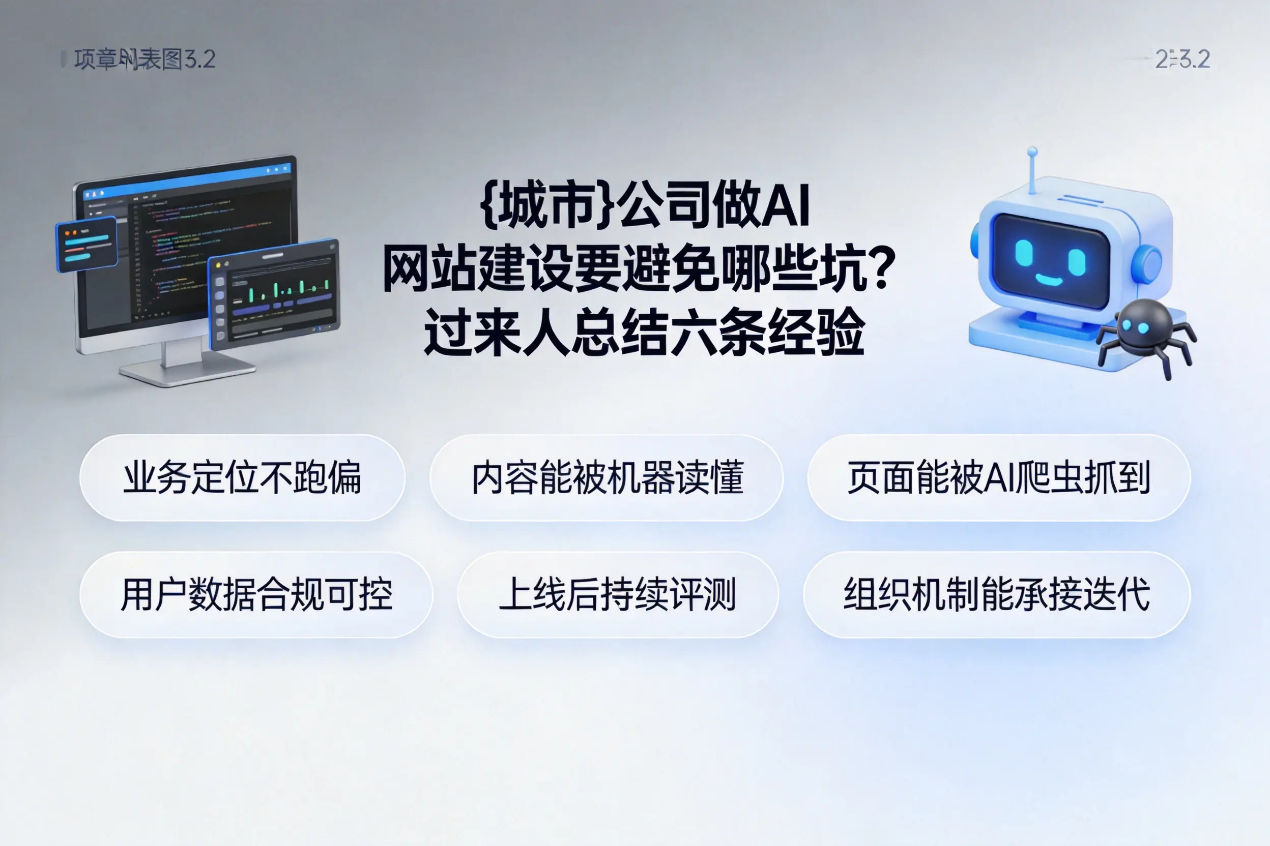 宜昌公司做AI网站建设要避免哪些坑?过来人总结六条经验