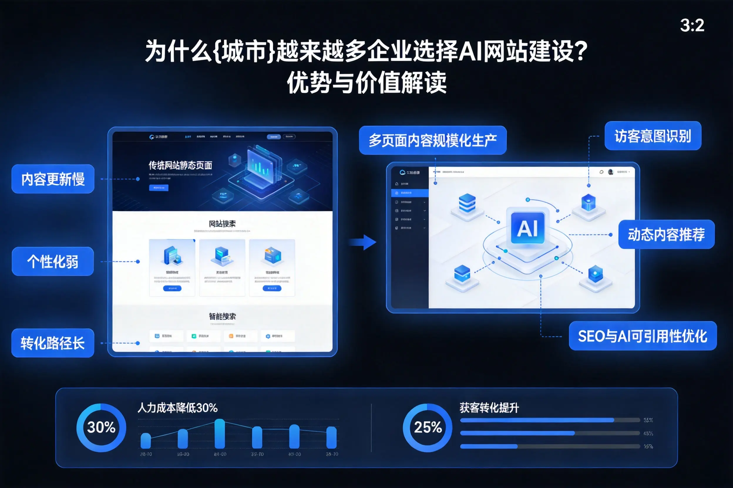 为什么宜昌越来越多企业选择AI网站建设?优势与价值解读