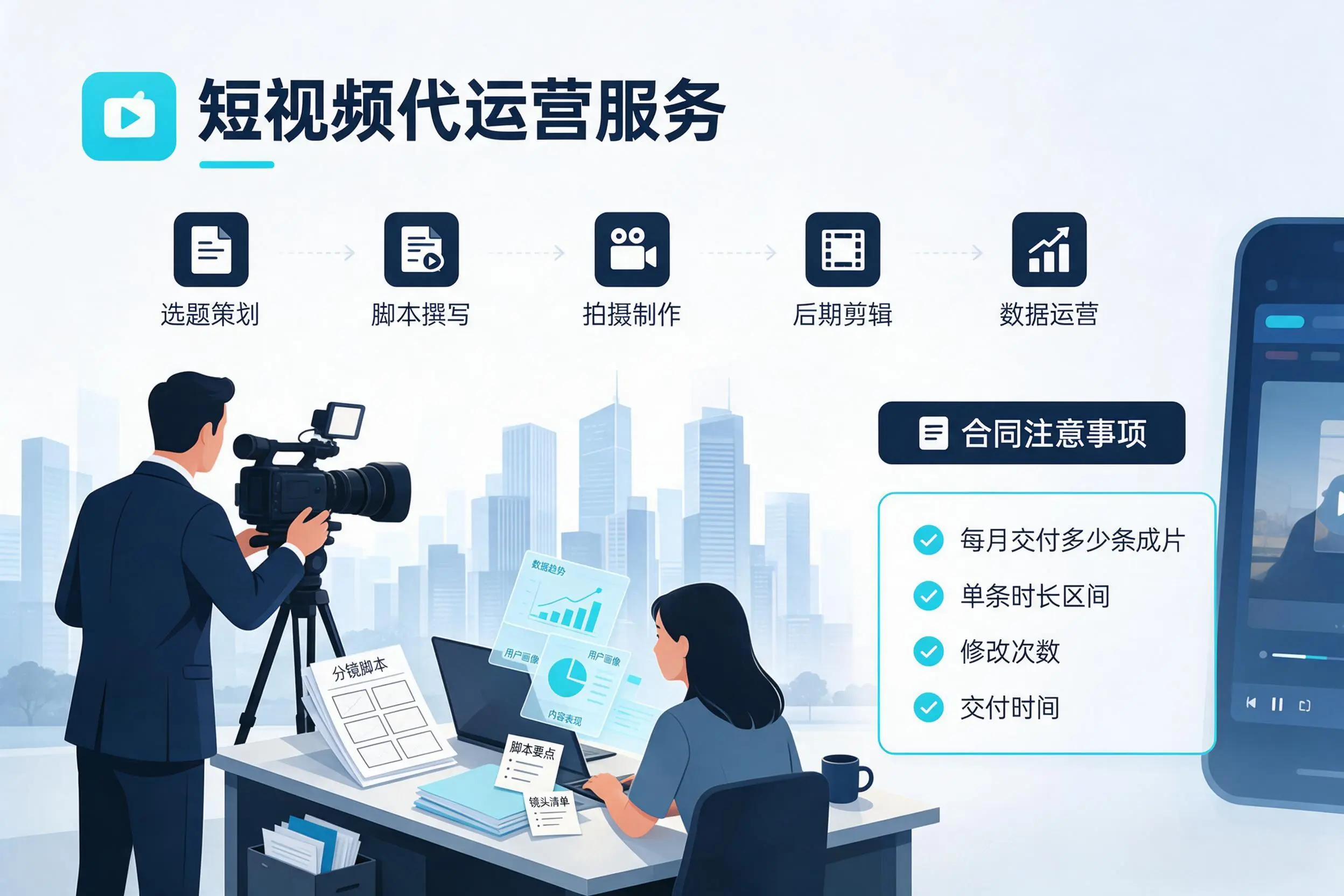短视频代运营包含哪些服务？宜昌企业常见问题科普