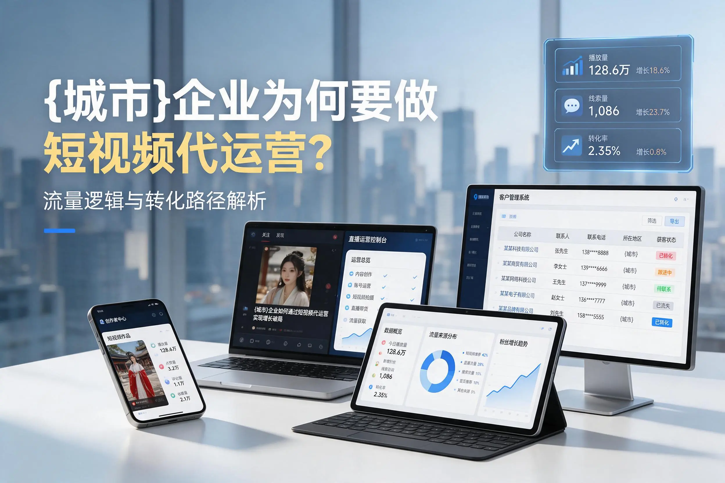 宜昌企业为何要做短视频代运营？流量逻辑与转化路径解析