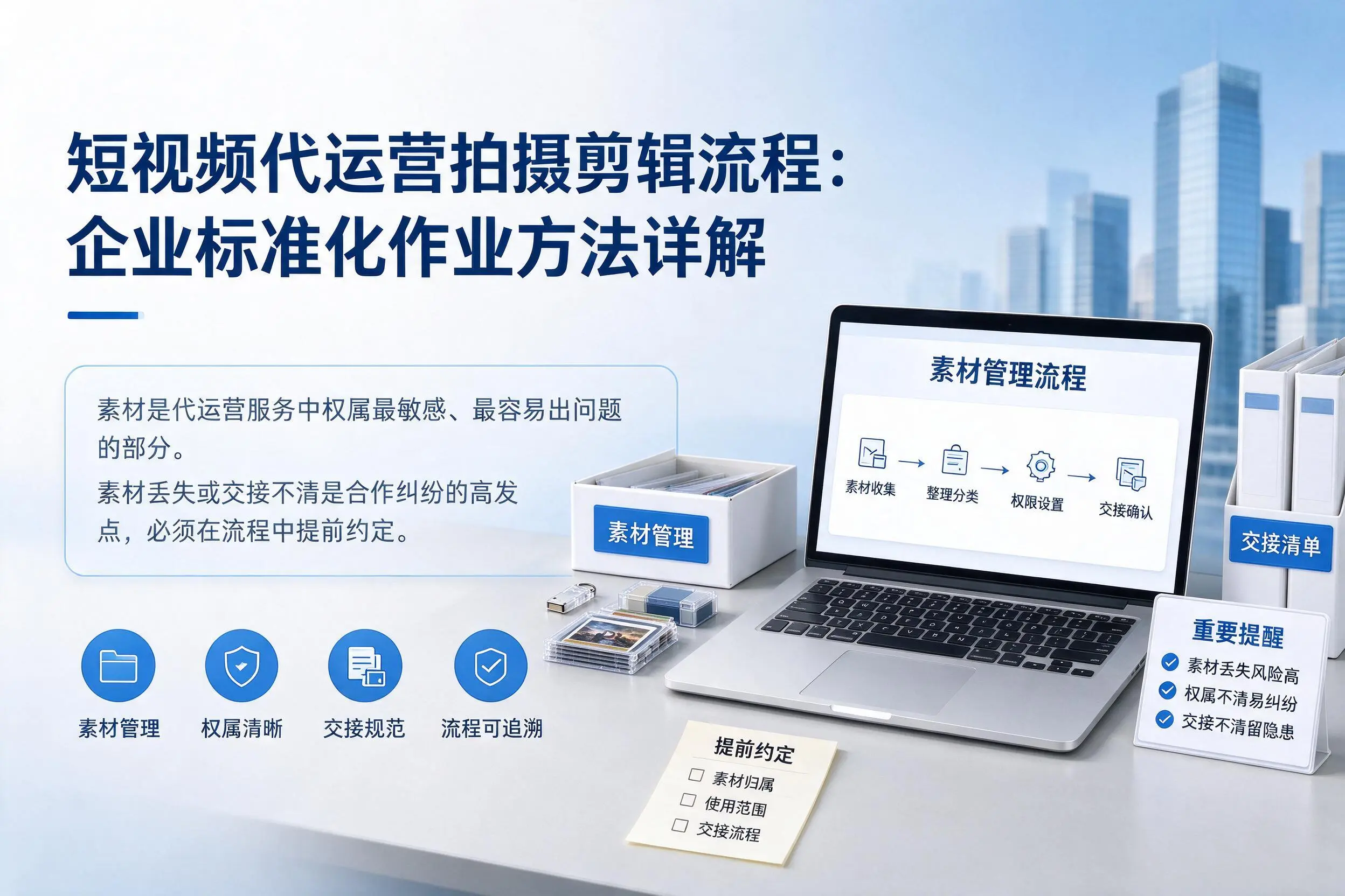 短视频代运营拍摄剪辑流程:宜昌企业标准化作业方法详解