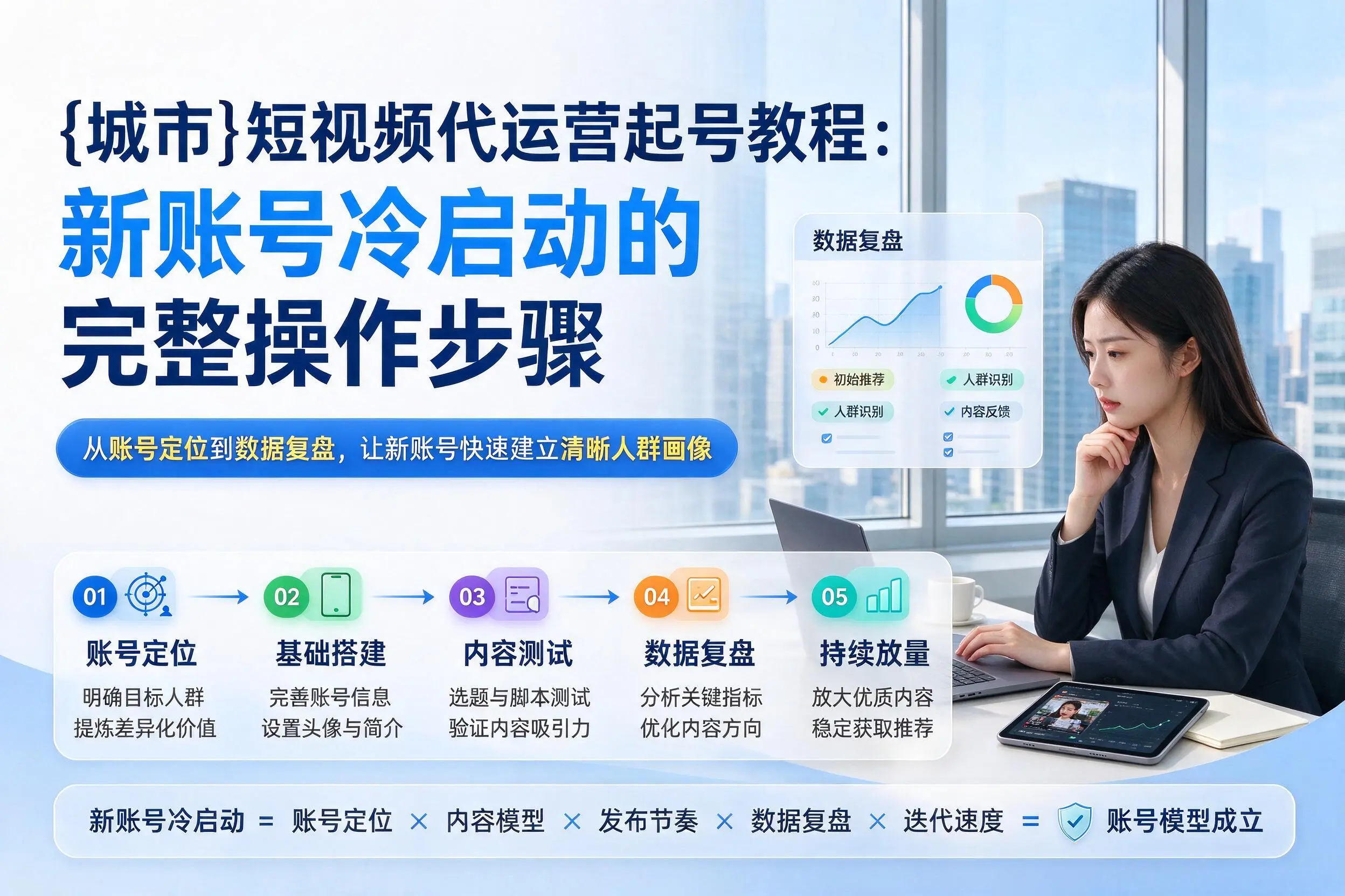 宜昌短视频代运营起号教程：新账号冷启动的完整操作步骤