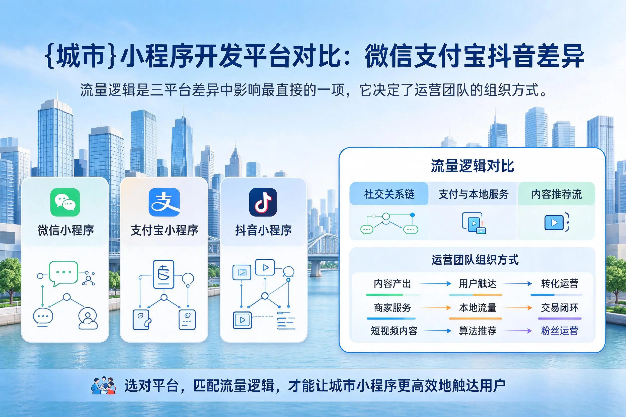宜昌小程序开发平台对比:微信支付宝抖音差异