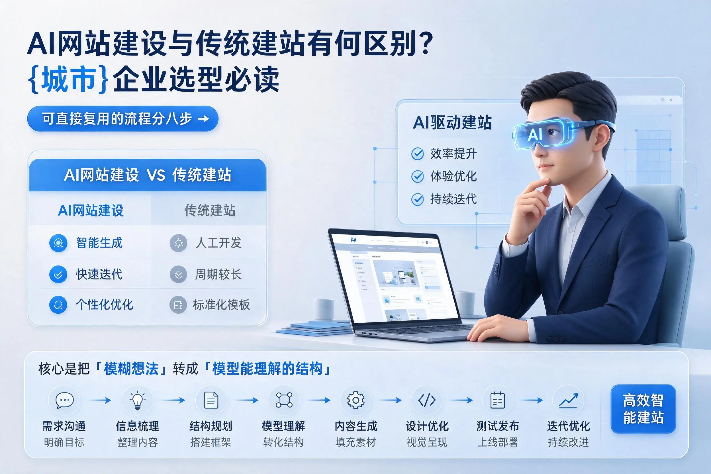 AI网站建设与传统建站有何区别？宜昌企业选型必读